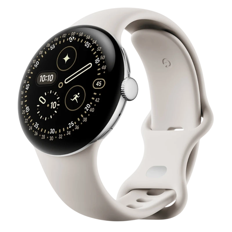 Google Pixel Watch 4 41mm WiFi Prata com Pulseira Porcelana
