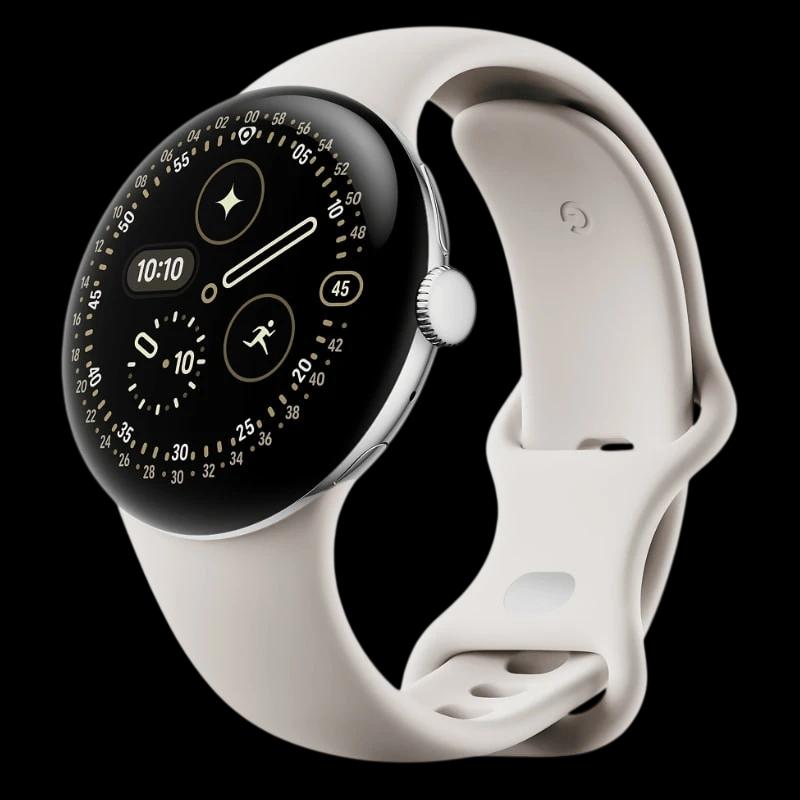 Google Pixel Watch 4 41mm WiFi Prata com Pulseira Porcelana