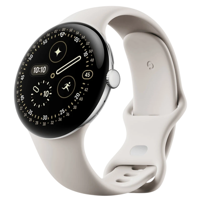 Google Pixel Watch 4 45 mm WiFi Prata com Pulseira Porcelana