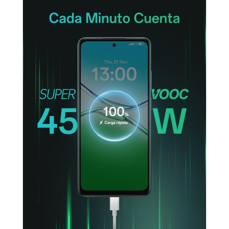 Carga rápida de Oppo A5 5G 4GB/128GB Verde
