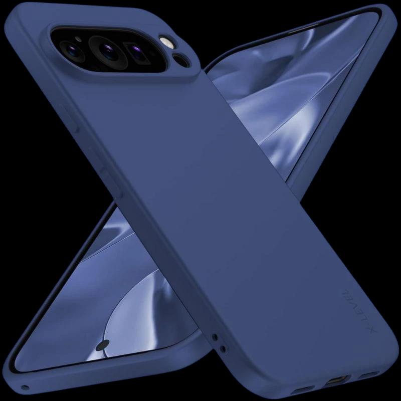 Coque Google Pixel 10 / 10 Pro Square Liquid Premium Bleu