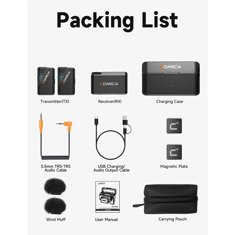 Contenido de la caja de Comica BooMax