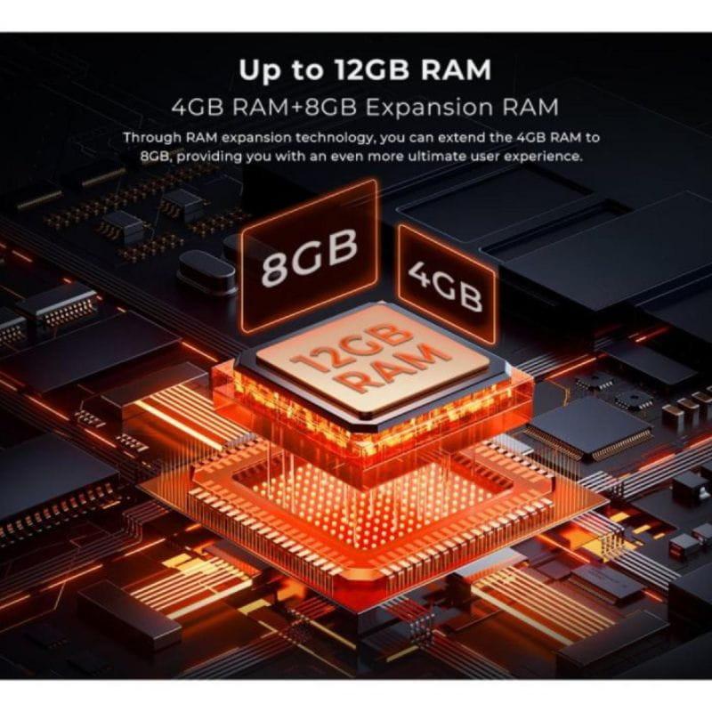 Tablet rugerizada Hotwav R8 10.1 pulgadas, color negro, con ranuras dual SIM 4G LTE, botones robustos y acabados antideslizantes en carcasa resistente