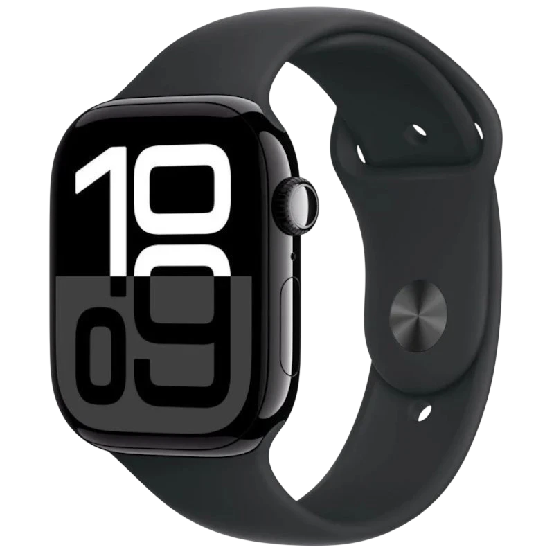 Apple Watch Series 10 GPS 42mm Negro con Correa Deportiva Negro - Estado Excelente