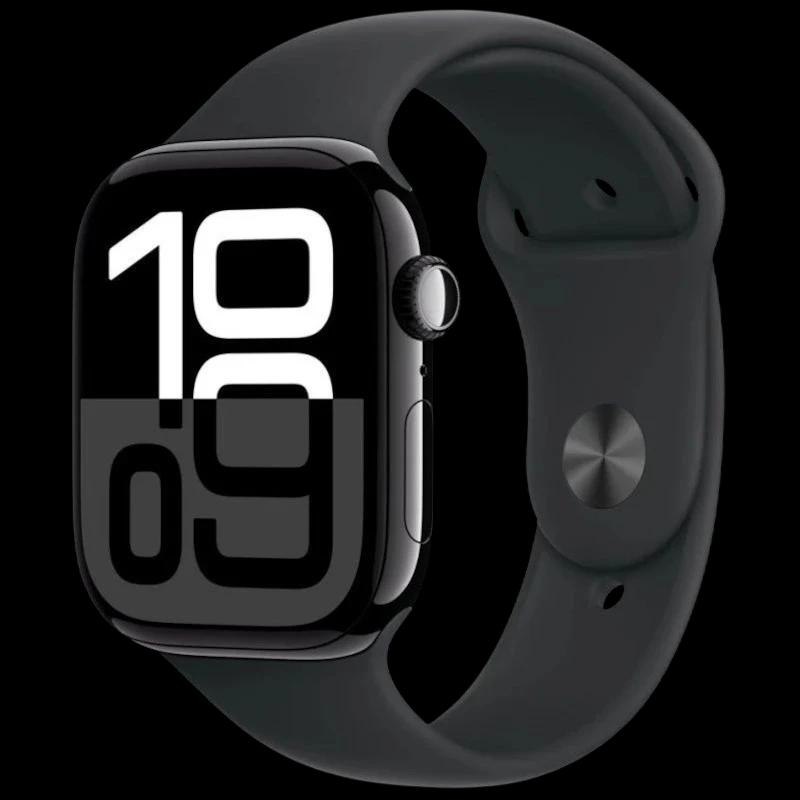 Apple Watch Series 10 GPS 42mm Negro con Correa Deportiva Negro - Estado Excelente