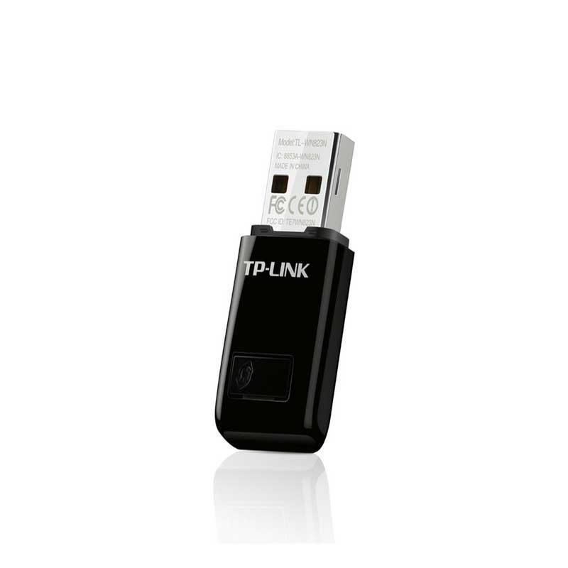 TP-LINK TL-WN823N Mini Adaptador USB Inalámbrico N de 300Mbps - vista trasera
