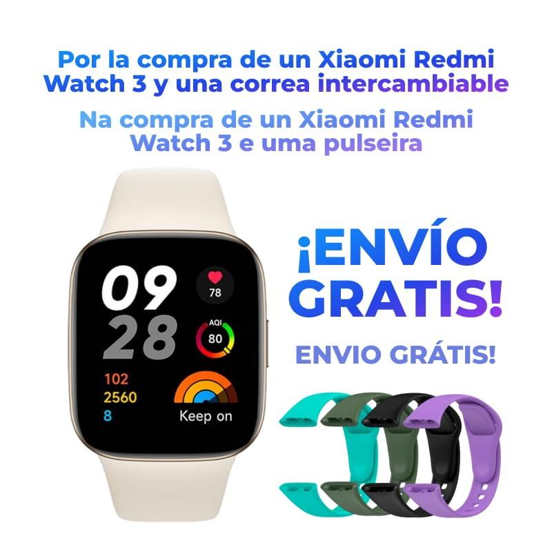 Promo del Xiaomi Redmi Watch 3 Blanco - Reloj inteligente