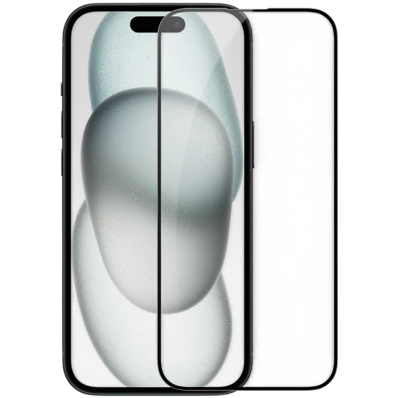 Protecteur d'écran en verre trempé Full Screen 3D pour iPhone 15
