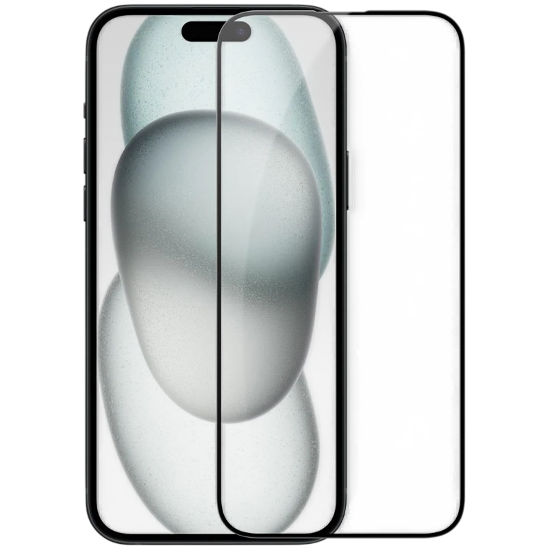 Protector de cristal templado Full Screen 3D para iPhone 15 Plus