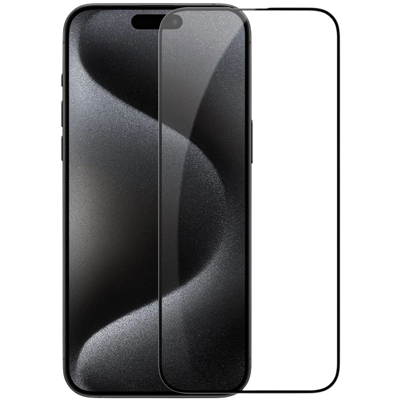 Protecteur d'écran en verre trempé Full Screen 3D pour iPhone 15 Pro Max
