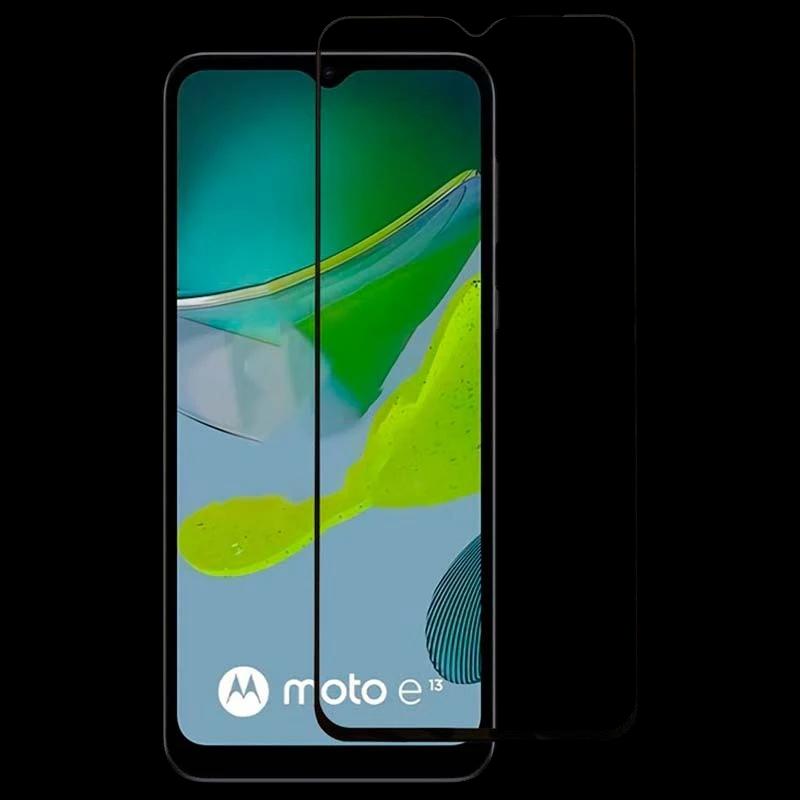 Protecteur d'écran en verre trempé Full Screen 3D pour Motorola Moto E13