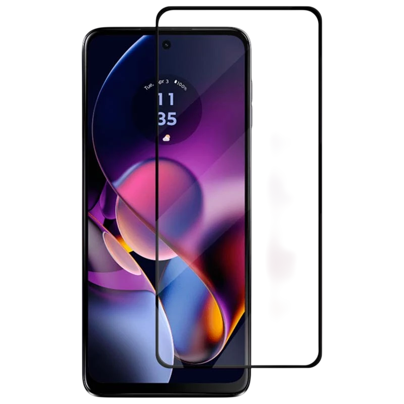 Película de ecrã de vidro temperado Motorola Moto G54 Full Screen 3D
