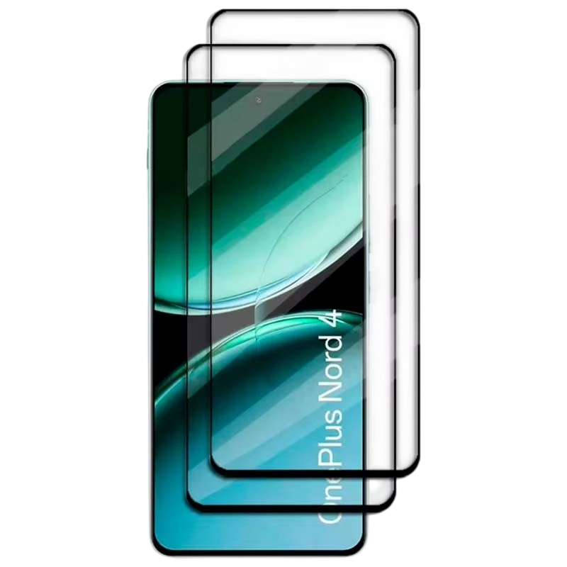 Pack x2 Protector de cristal templado Full Screen 3D para Oneplus Nord 4 5G