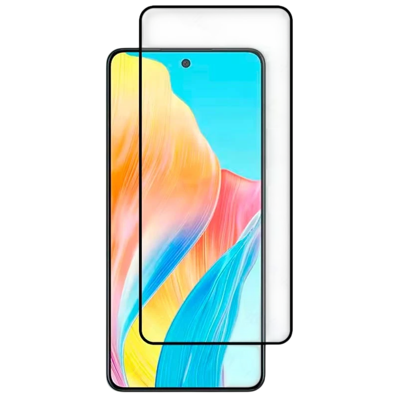 Protector de cristal templado Full Screen 3D para Oppo A58 4G
