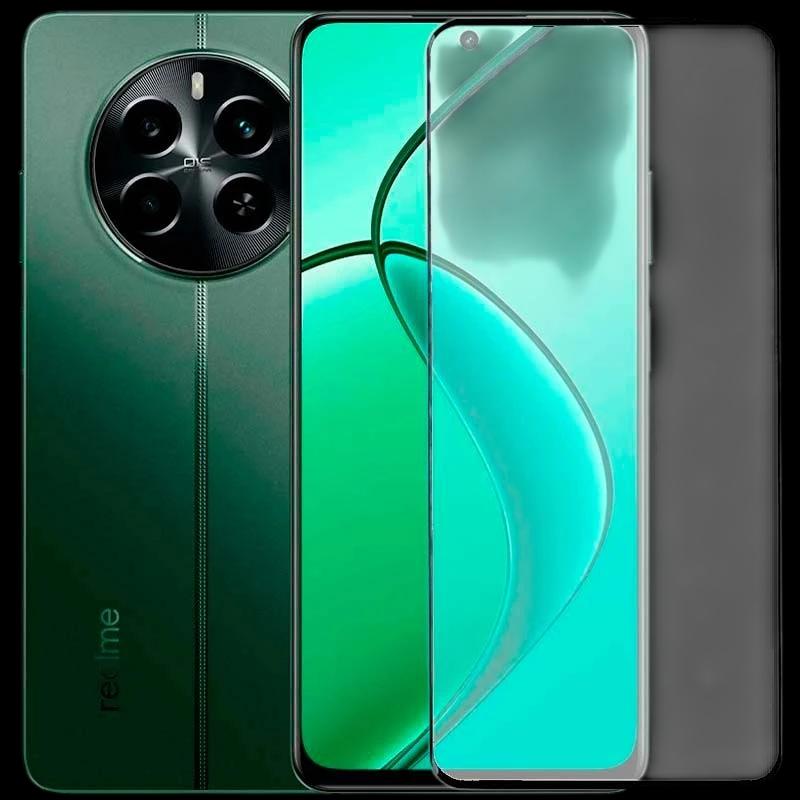 Película de ecrã de vidro temperado Realme 12 4G Full Screen 3D