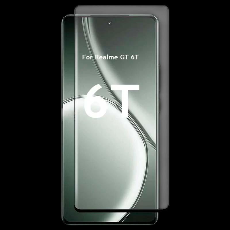 Protecteur d'écran en verre trempé Full Screen 3D pour Realme GT6