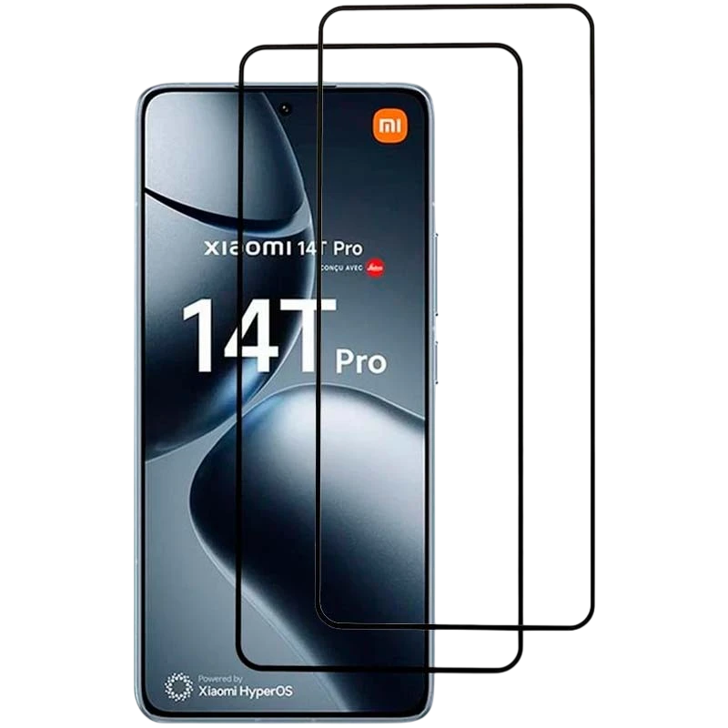 Pack x2 Protector de cristal templado Xiaomi Poco X7 Pro / 14T / 14T Pro Full Screen 3D