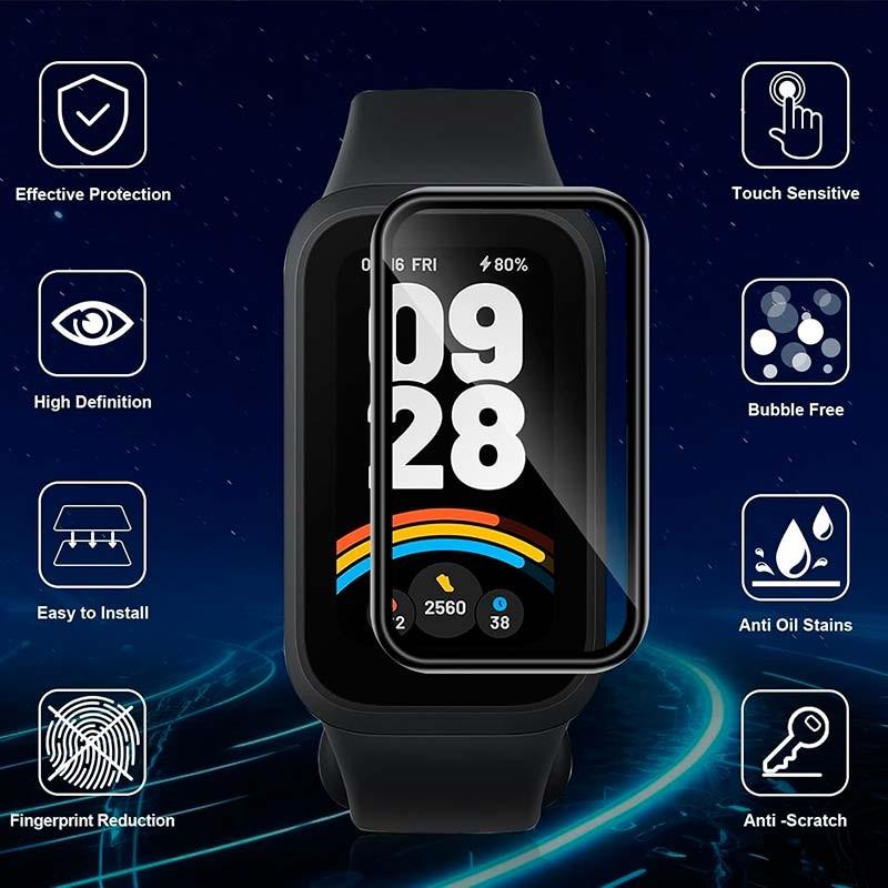 Protecteur d'écran 3D HD pour Xiaomi Mi Smart Band 9 Active - caractéristiques principales