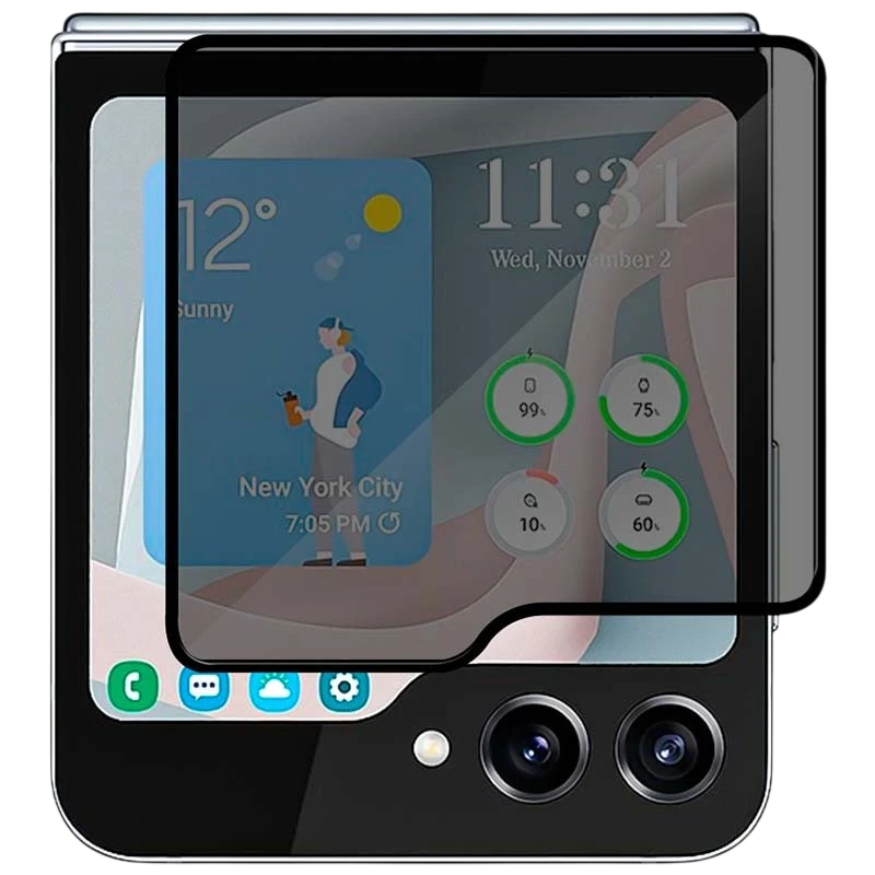 Película de vidro temperado Anti Espião Samsung Galaxy Z Flip5