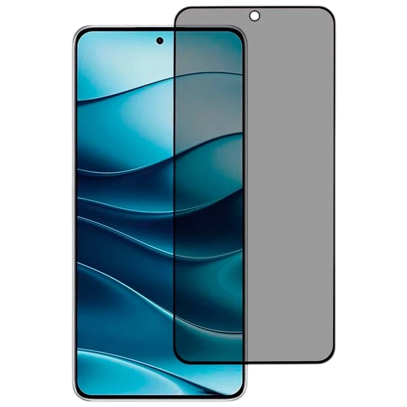 Protector de cristal templado Antiespía Xiaomi Redmi Note 14 5G / Note 14 4G
