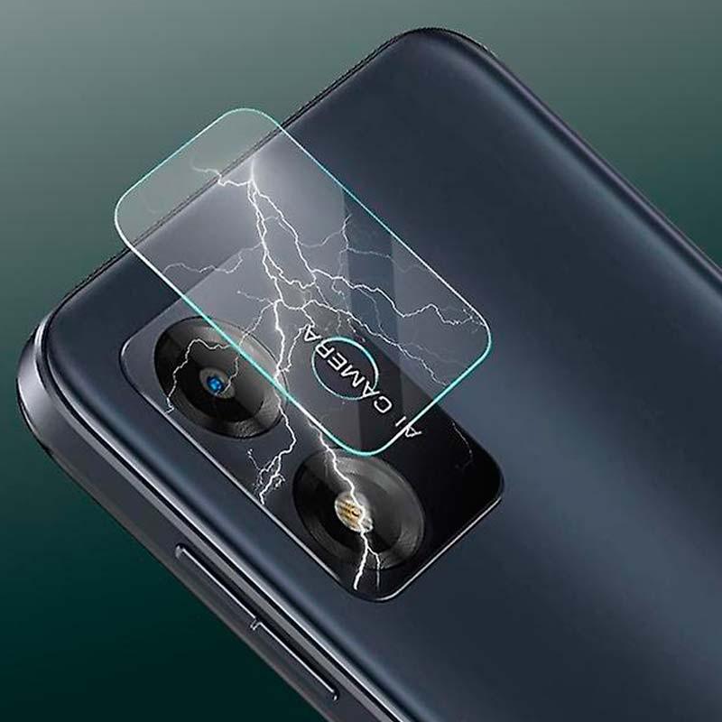 Película de vidro para câmara Motorola Moto G86, transparente, recorte preciso para lentes duplas, proteção resistente a riscos e impactos, bordas