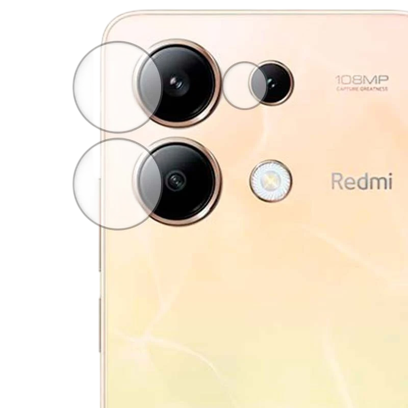 Película de vidro para câmara para Xiaomi Redmi Note 13 4G