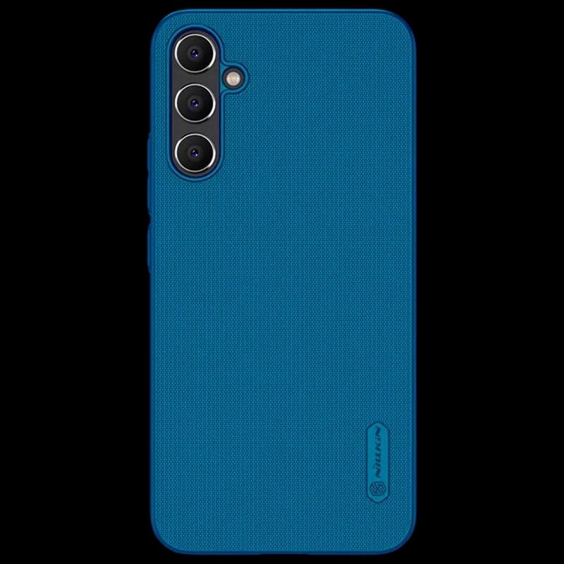 Funda de goma Frosted Pro azul de Nillkin para Samsung Galaxy A34 5G