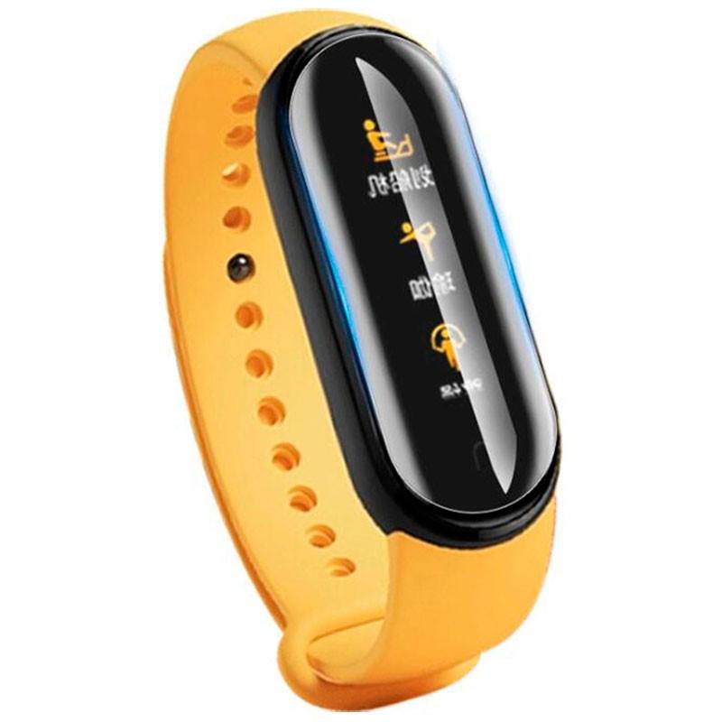 vista frontal del Protector de hidrogel Xiaomi Mi Band 5