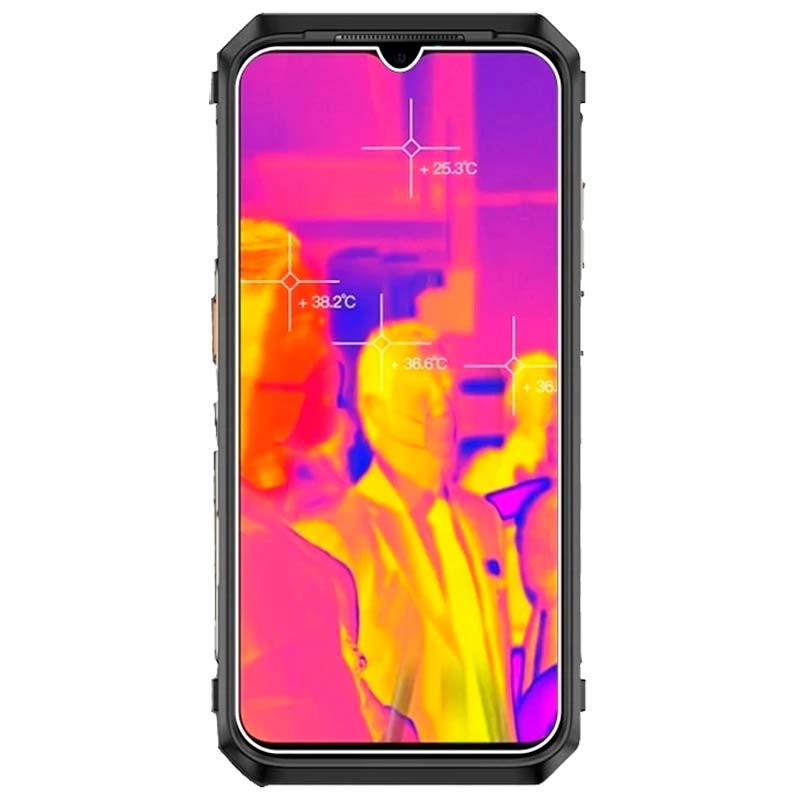 Esquema das margens da Película de ecrã de vidro temperado para Ulefone Armor 22