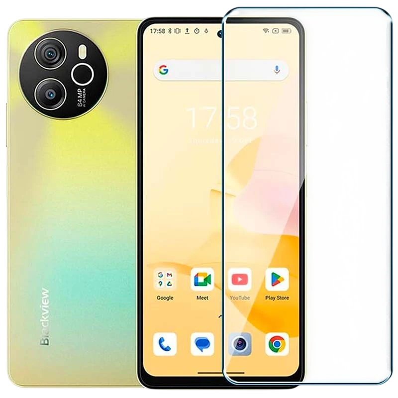 Película de ecrã de vidro temperado para Blackview Shark 8