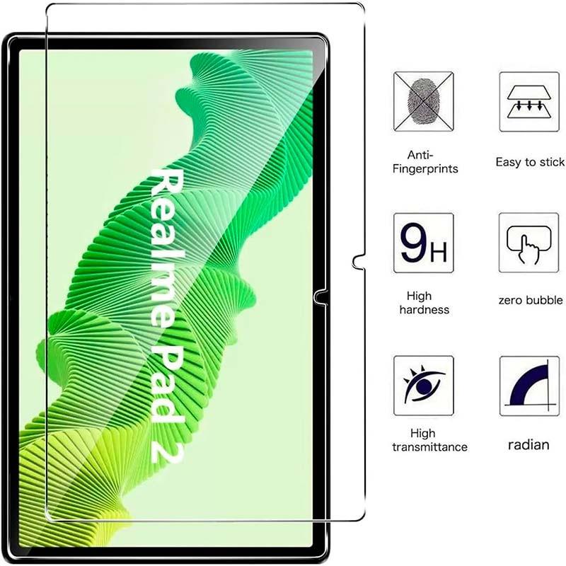 caractéristiques de le Protecteur en verre trempé pour Realme Pad 2