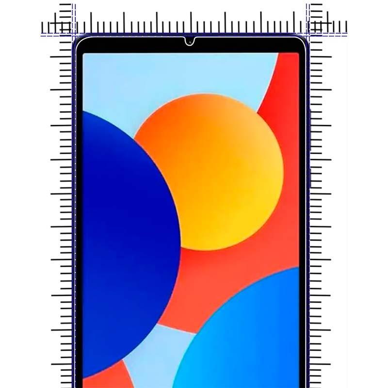 bordes del Pack x2 Protector de cristal templado para Xiaomi Redmi Pad SE 4G