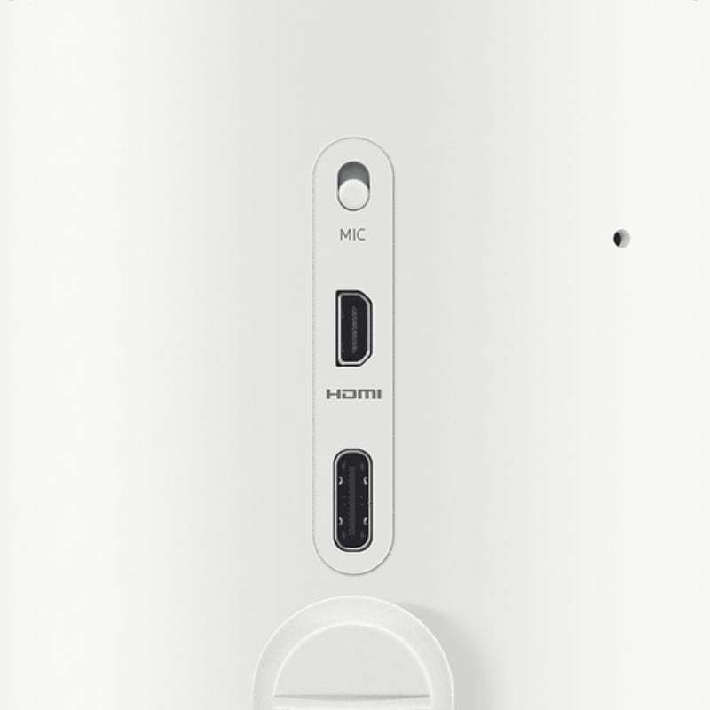 Projecteur Samsung The Freestyle 2nd Gen WiFi BT Blanc - détails des connexions