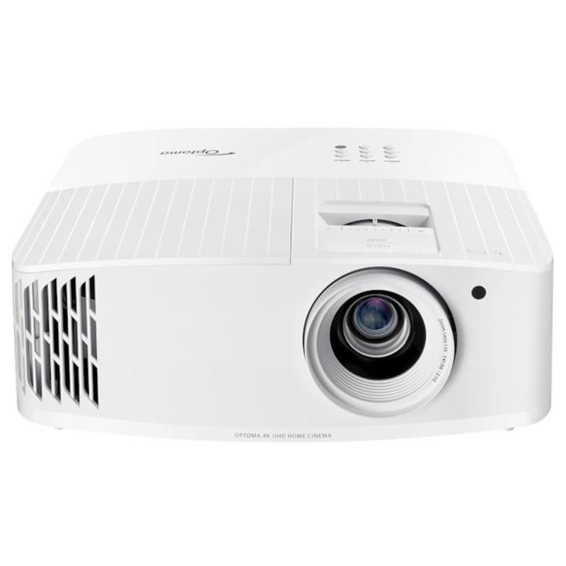 Projetor Optoma UHD35X 3D Vista frontal branca