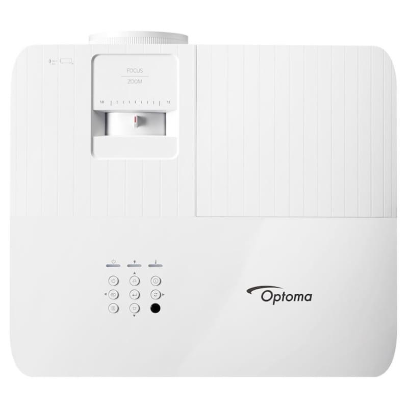 Vista superior branca do projetor 3D Optoma UHD35X