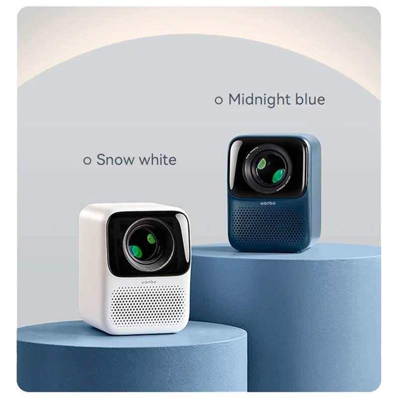 foto real do Projetor Wanbo T2 Max (New) Azul
