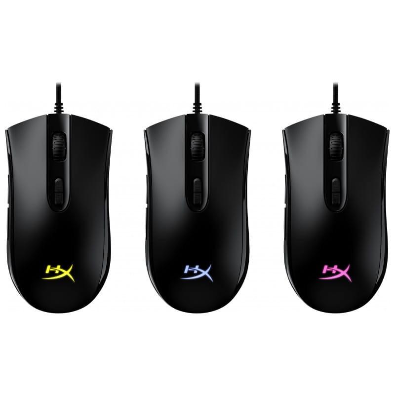 HyperX Pulsefire Core Negro -  Ratón Gaming imagen iluminado RGB