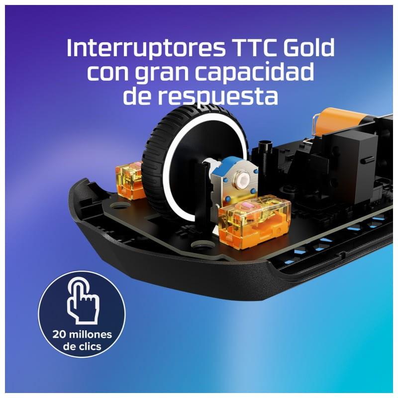 HP HyperX Pulsefire Haste 2 Core Black - Souris de jeu sans fil avec boutons durables