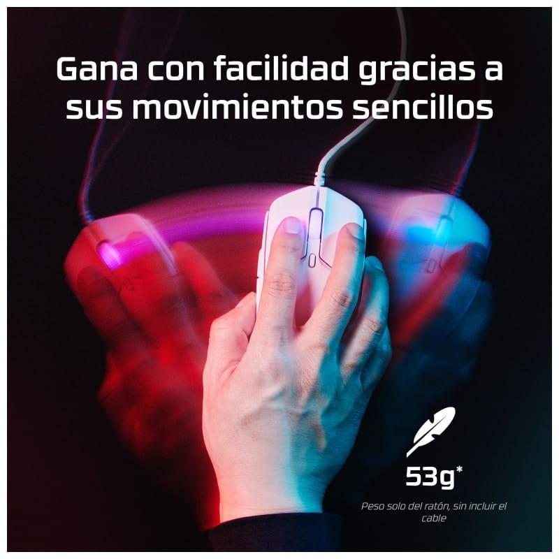 HyperX Pulsefire Haste 2 White - Rato para jogos com movimentos simples