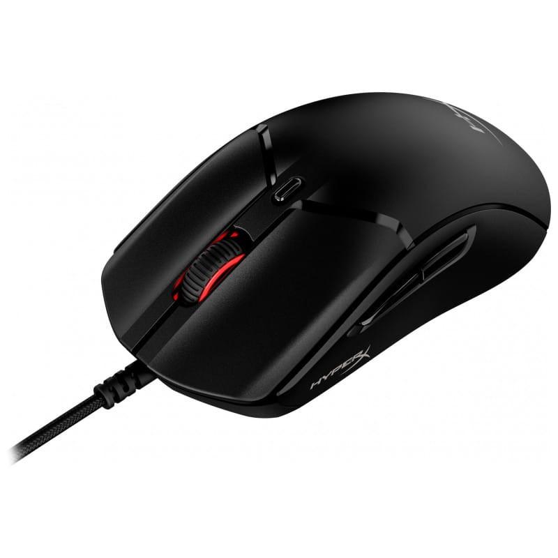 HyperX Pulsefire Haste 2 Noir - Souris de jeu côté gauche