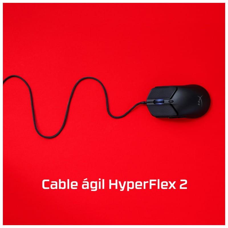 HyperX Pulsefire Haste 2 Black - Souris de jeu filaire agile