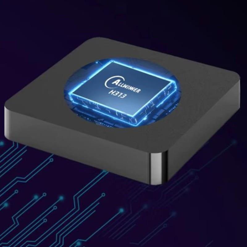 Poderoso Q1 ATV H313 8K 2GB/16GB Android 13 Preto - Android TV