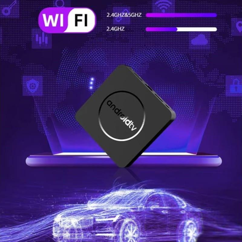 Conectividade de Q1 ATV H313 8K 2GB/16GB Android 13 Preto - Android TV