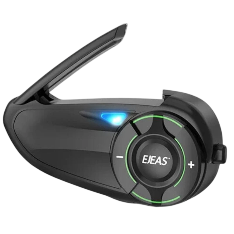 EJEAS Q8 Mesh 6 Drivers Conversa Simultânea - Intercomunicador para Moto