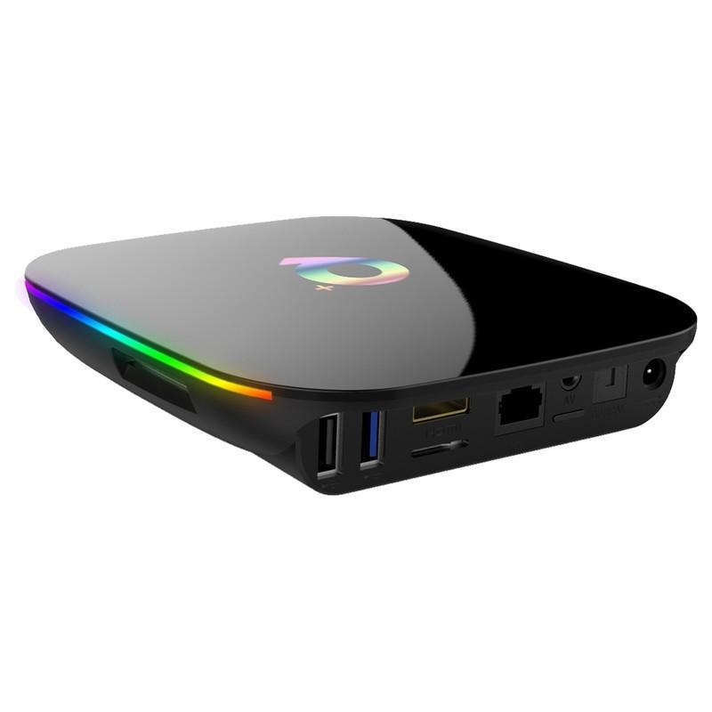 Vue d'ensemble de l'Android TVQ Plus H6 2GB/16GB Android 9.0