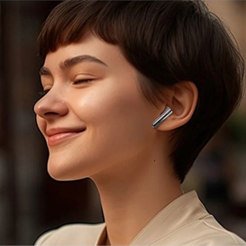 Pequeños QCY AilyBuds Clear T32 Blanco - Auriculares Bluetooth