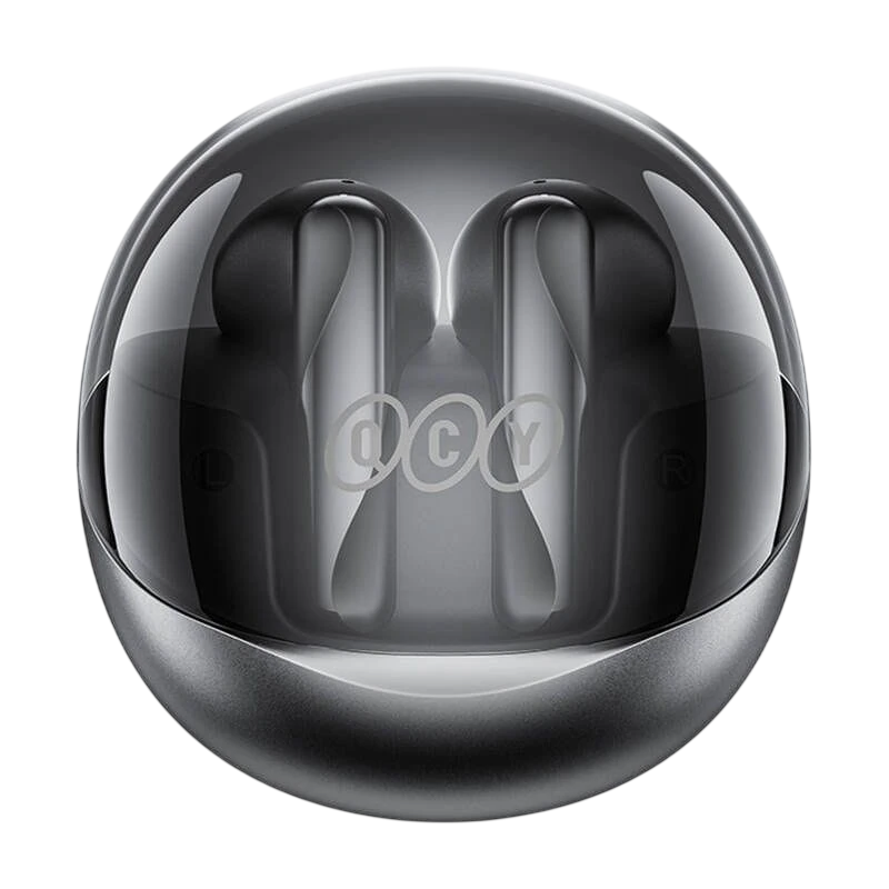 QCY AilyBuds Clear T32 Negro - Auriculares Bluetooth