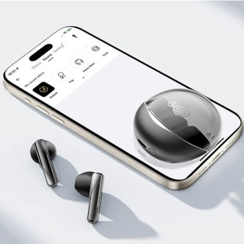 TWS de QCY AilyBuds Clear T32 Negro - Auriculares Bluetooth