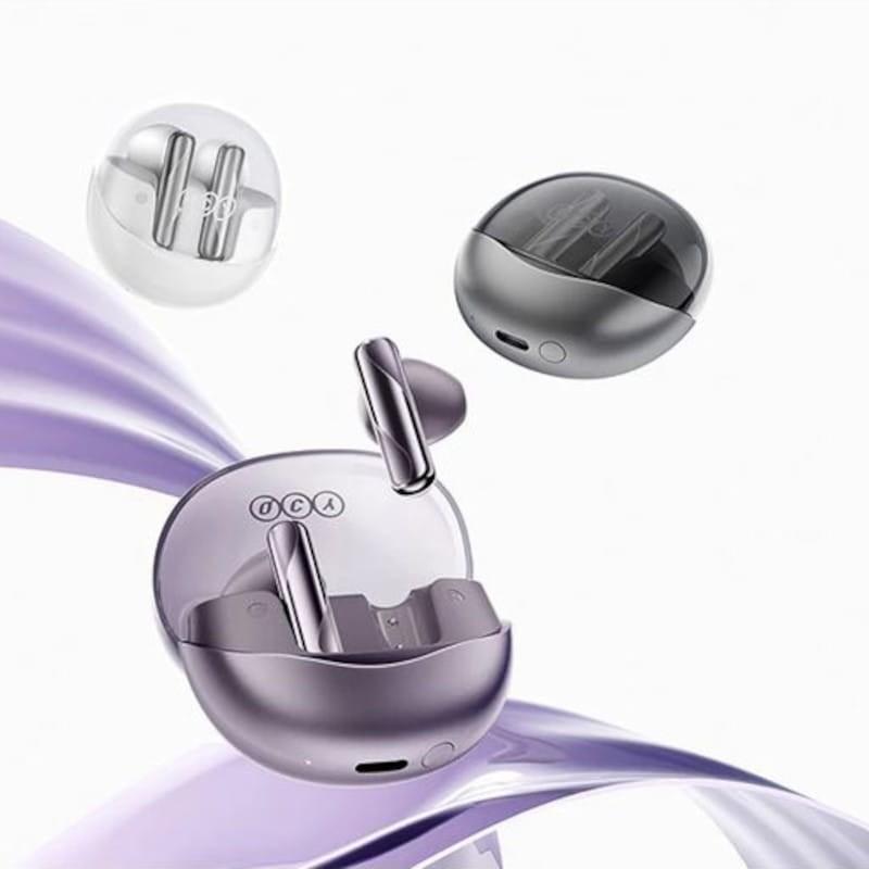 Colores de QCY AilyBuds Clear T32 Púrpura - Auriculares Bluetooth
