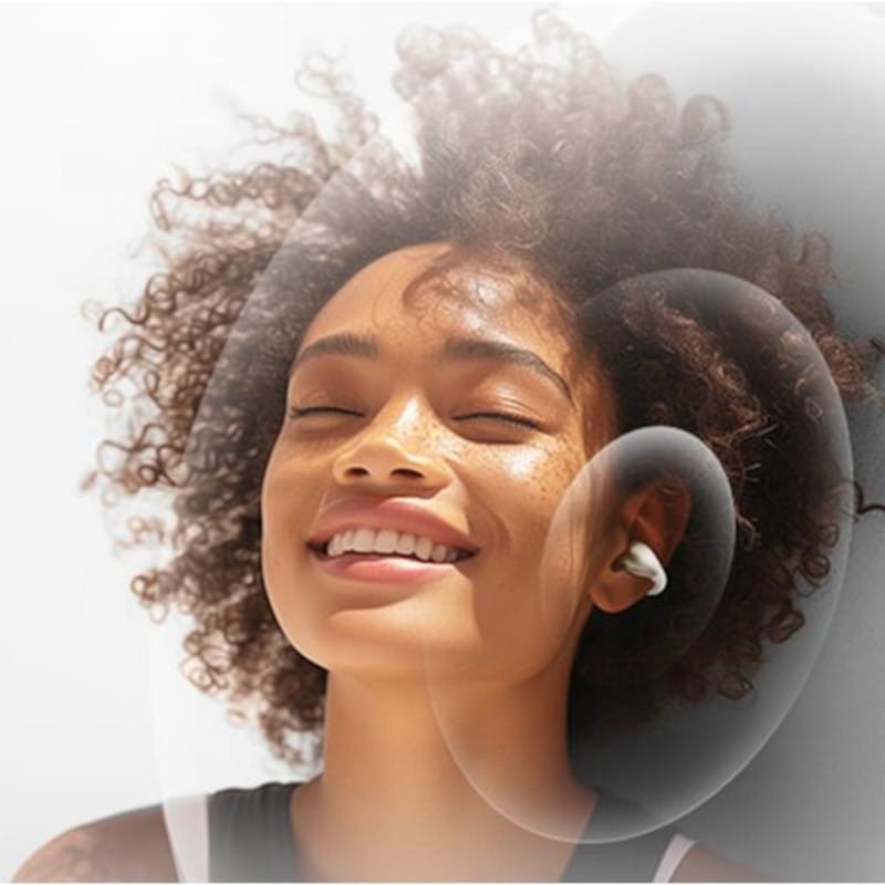Sonido de QCY Crossky Clip C30 Blanco - Auriculares Bluetooth